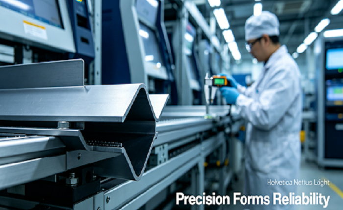 Precision metal bending service for lottery terminal internal chassis, showing tight tolerance metal bending components ensuring reliability