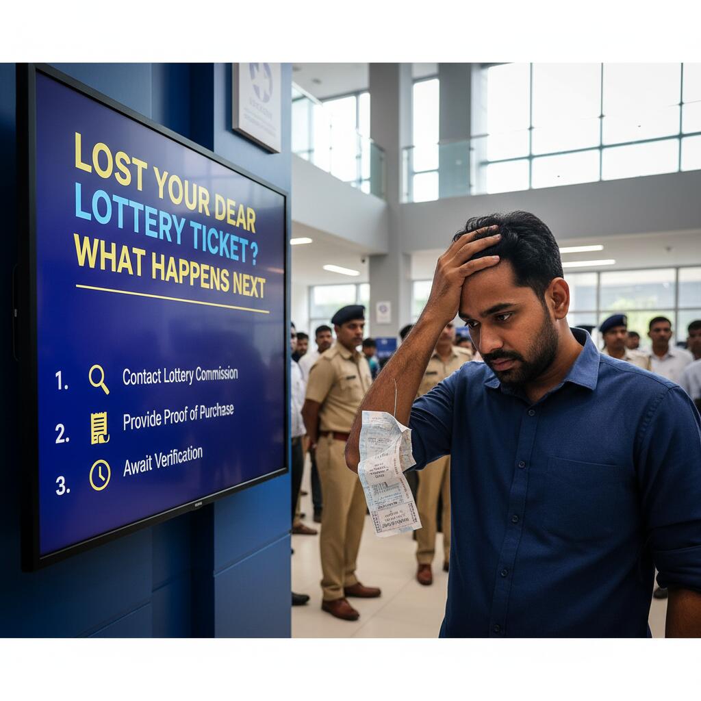 lost your dear lottery ticket