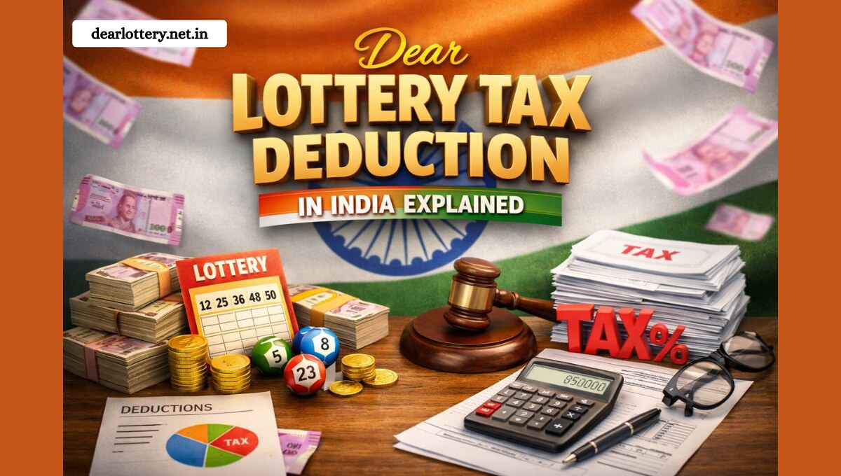 Dear Lottery Tax Deduction in India Explained